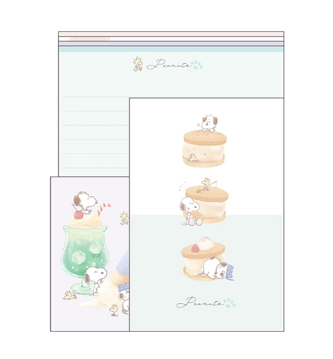 [JAPAN] Peanuts Snoopy & Friends Letter Set [What A Treat]