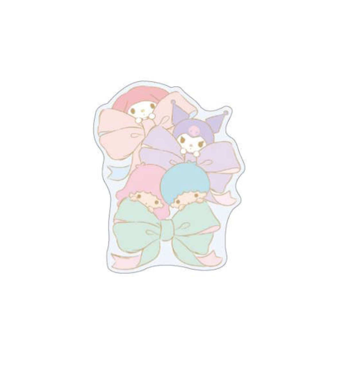 Sanrio Letter Sets: Cinnamoroll, My Melody, Kuromi, and Character