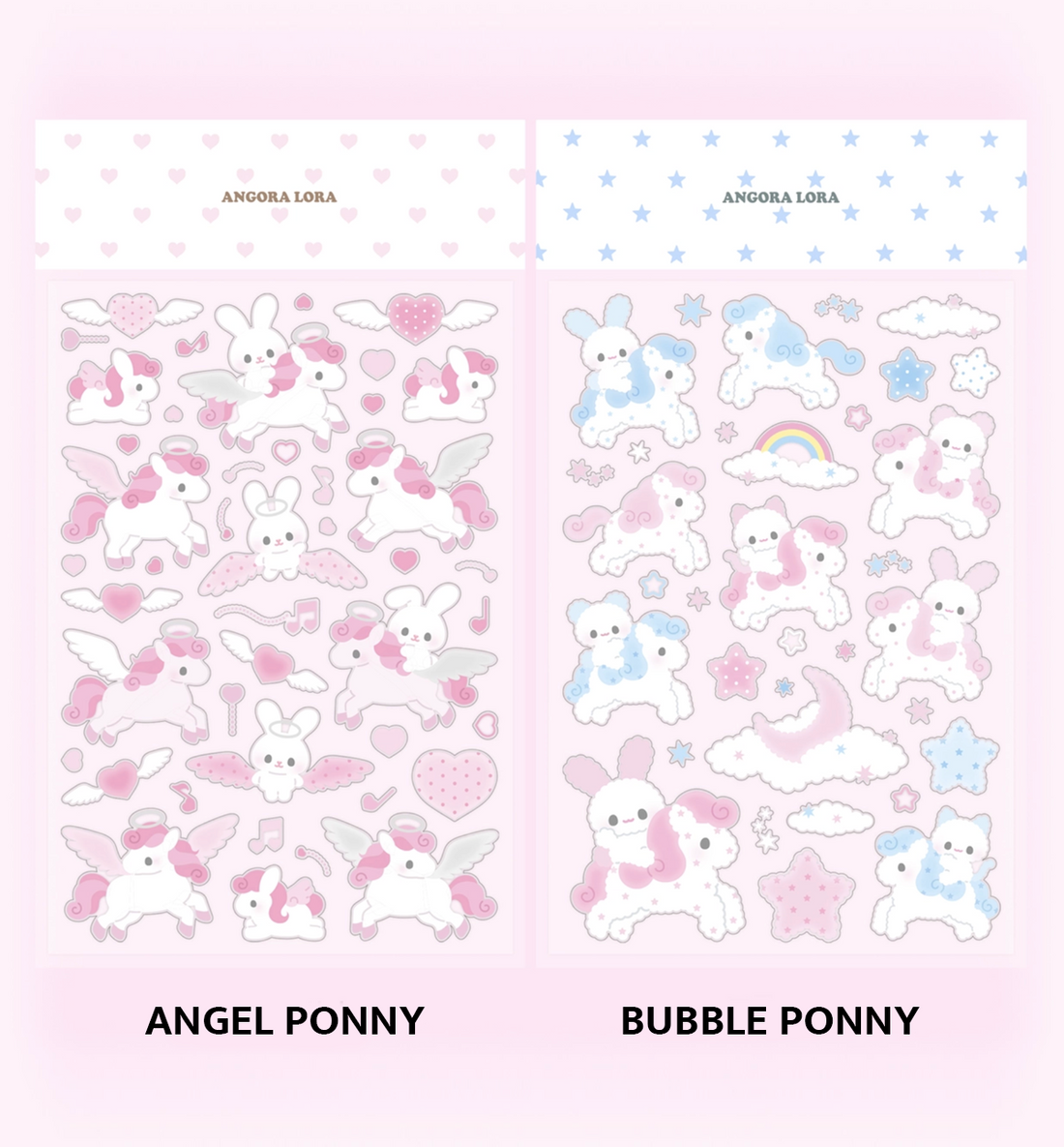 Transparent Pony Seal Sticker