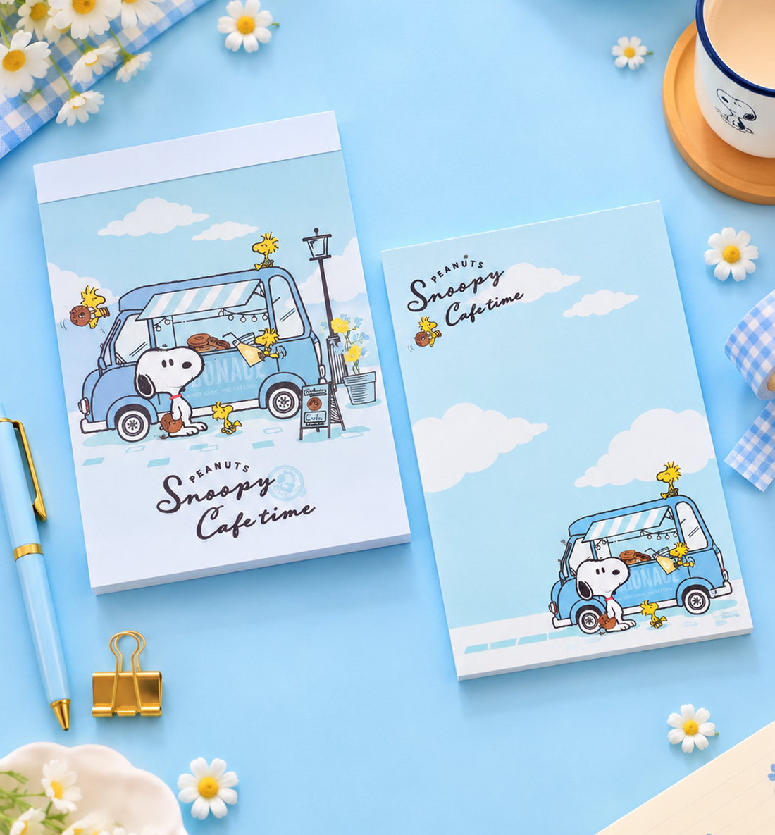[JAPAN] Peanuts Snoopy Mini Memopad [Kitchen Car]