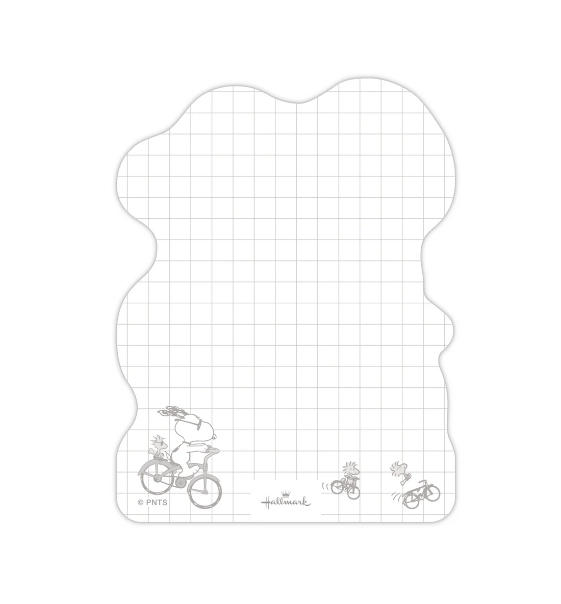 [JAPAN] Peanuts Snoopy Let's Have A Happy Journey Memopad [Bicycle]