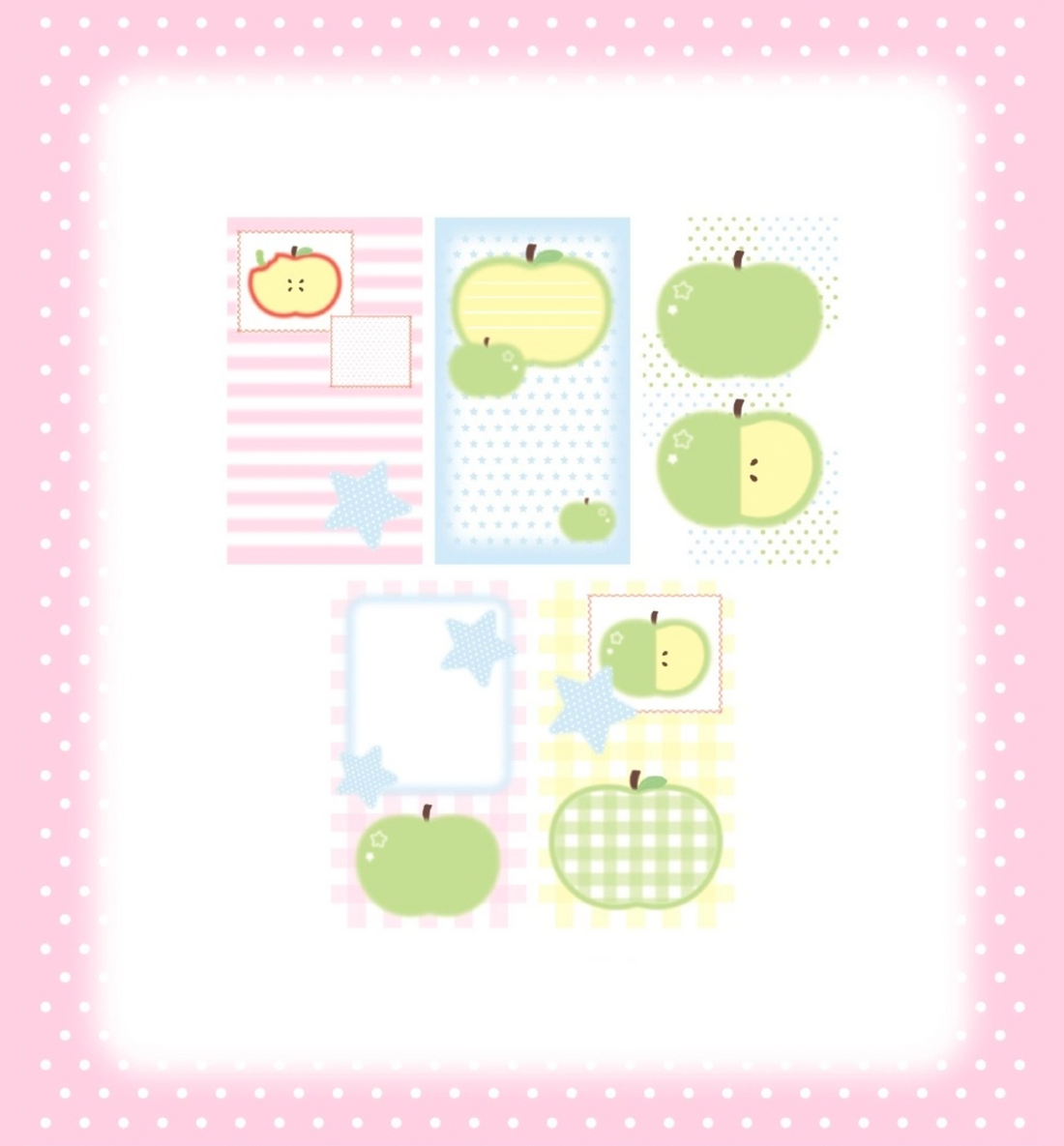 Long Paper Sticker [Apple]