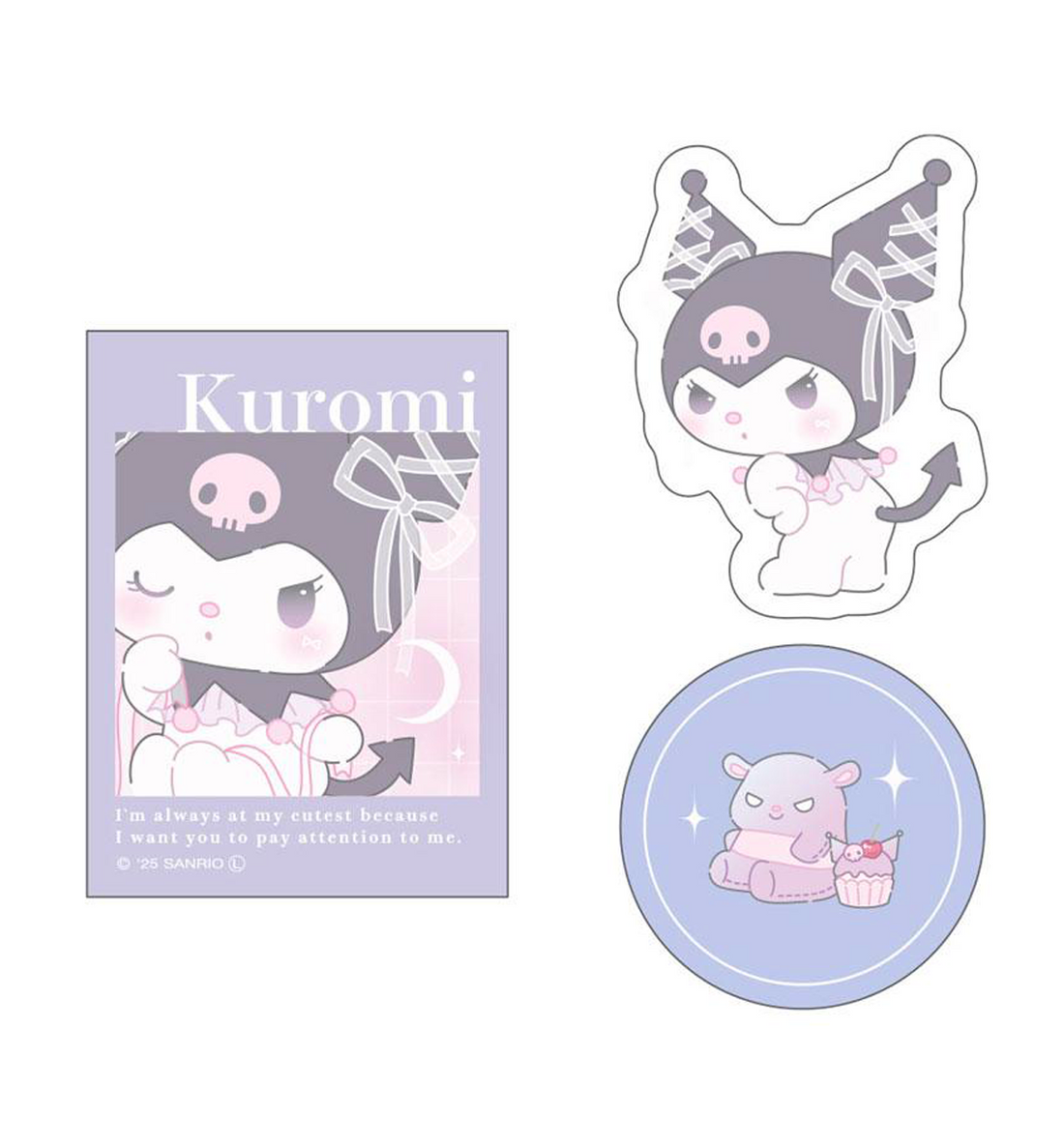 [JAPAN] Sanrio Ballet Core Clear Matte Sticker Set [Kuromi]