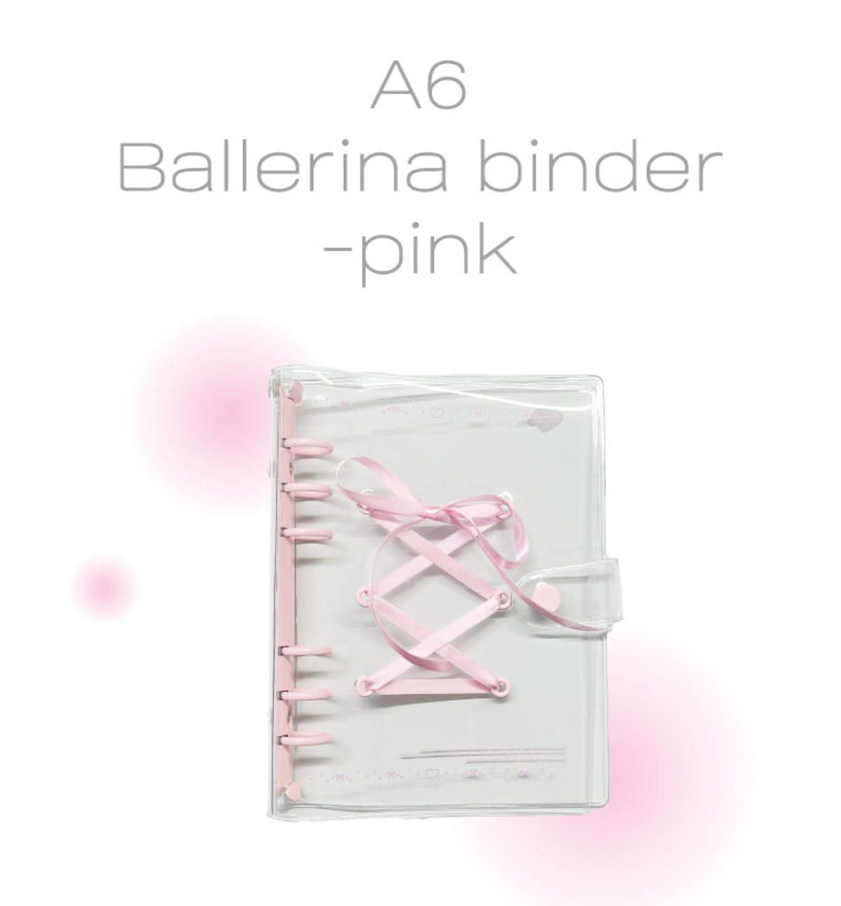 A6 Ballerina Binder [Pink]