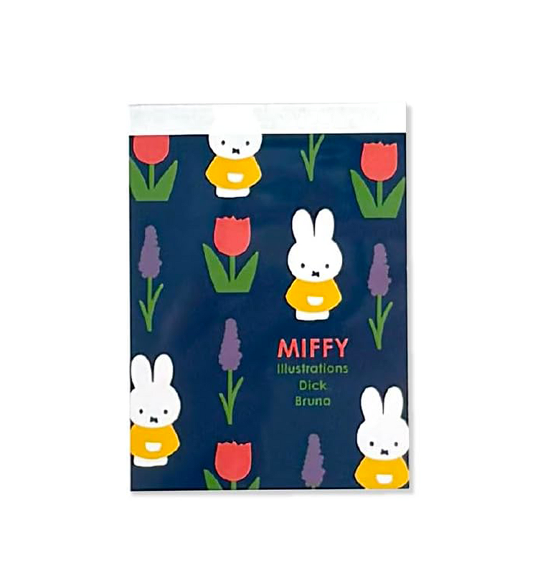 Miffy Mini Memopad [Navy Flower]