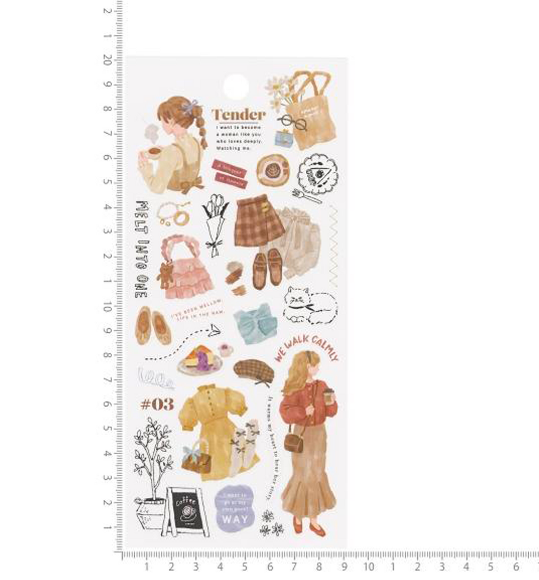 Style Look Stickers [Cafe Day]