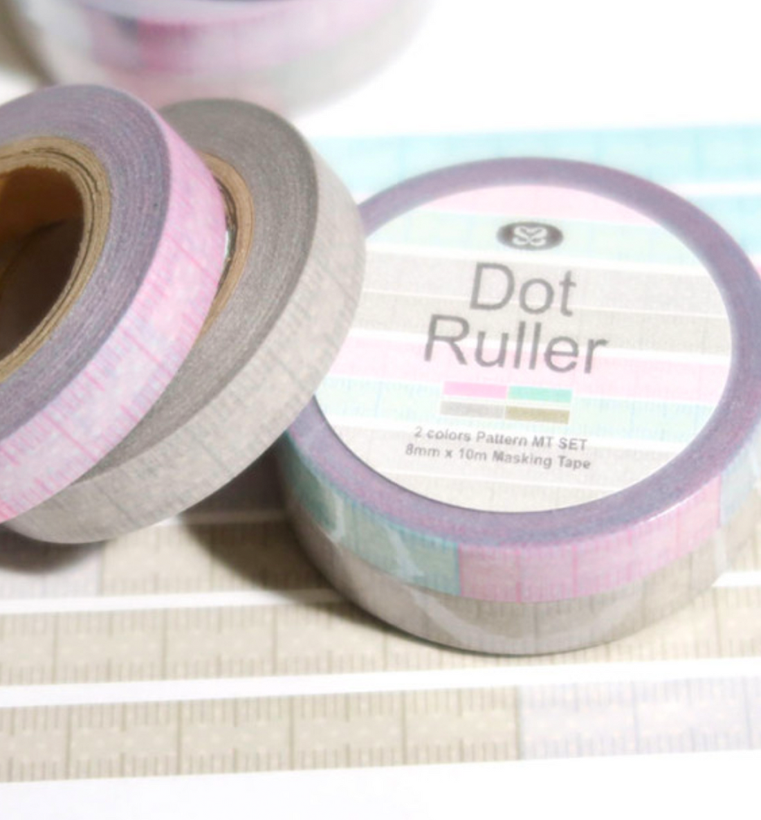 Dot Ruller Washi Tape Set