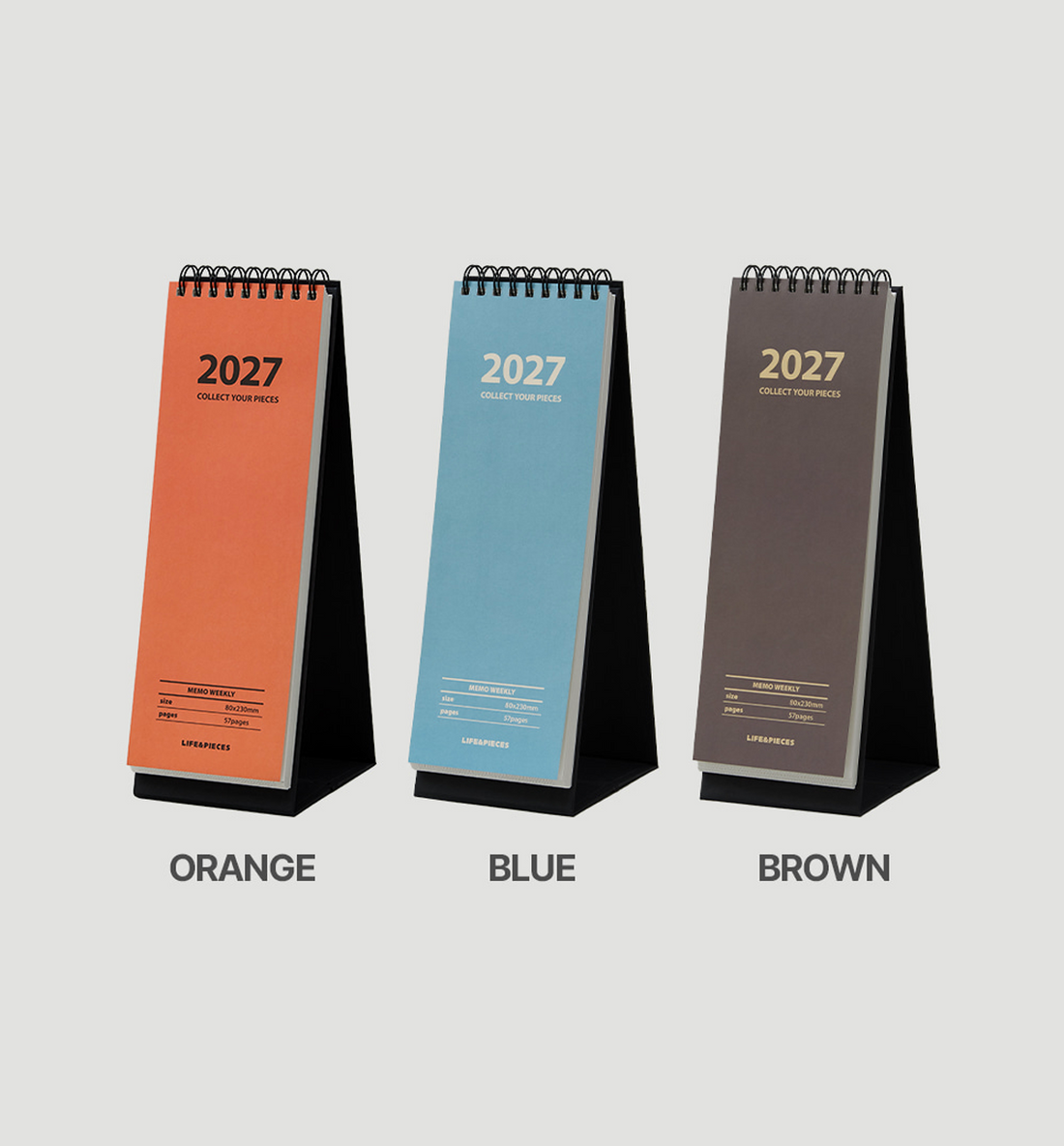 2027 Life and Pieces Memo Weekly Planner [Vertical Layout]