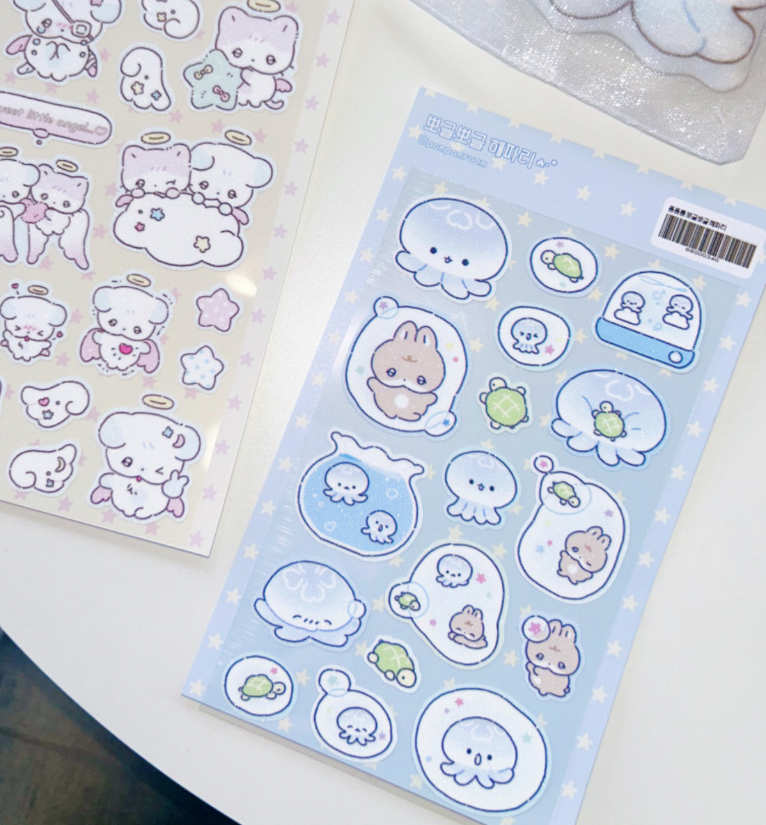 Bubbly Jellyfish Seal Sticker