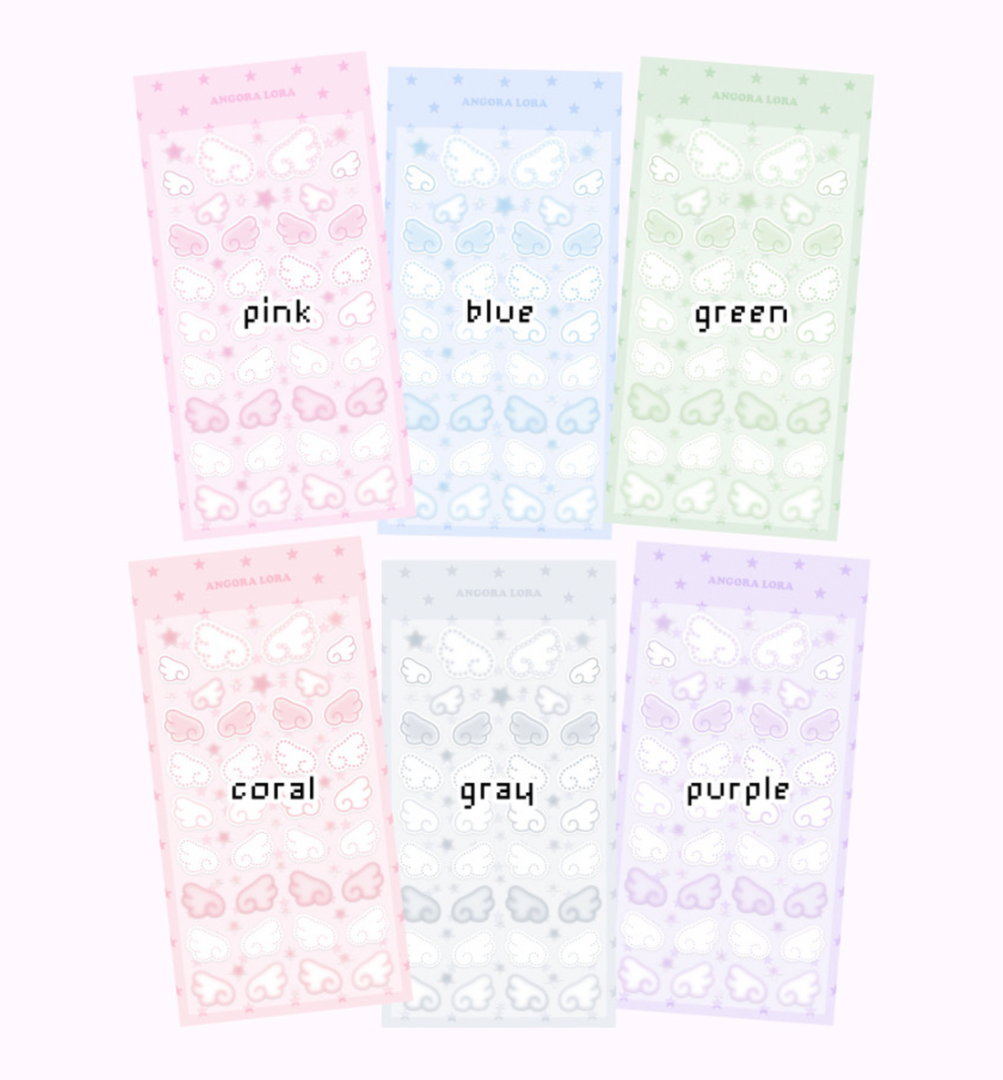 Wing Deco Seal Sticker