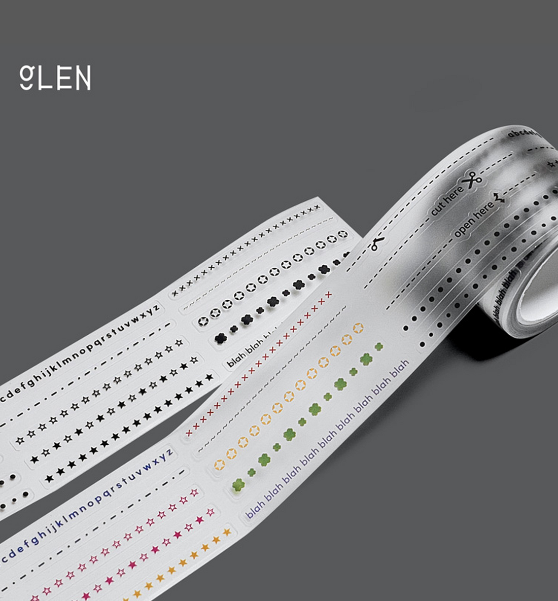 Divider Kiss Cut Washi Tape