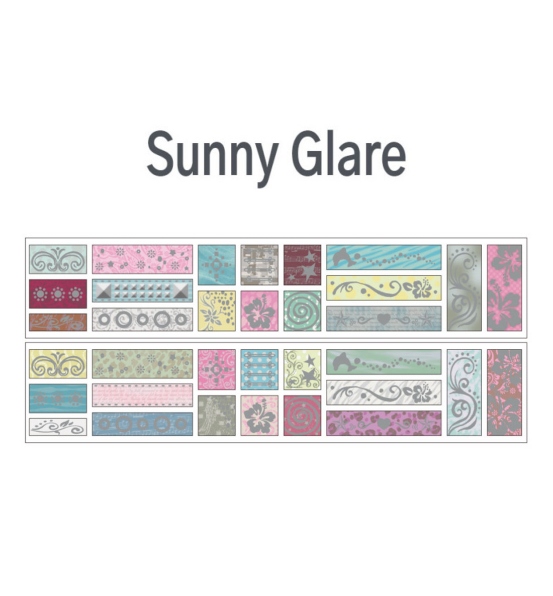 Sunny Glare Kiss Cut Washi Tape
