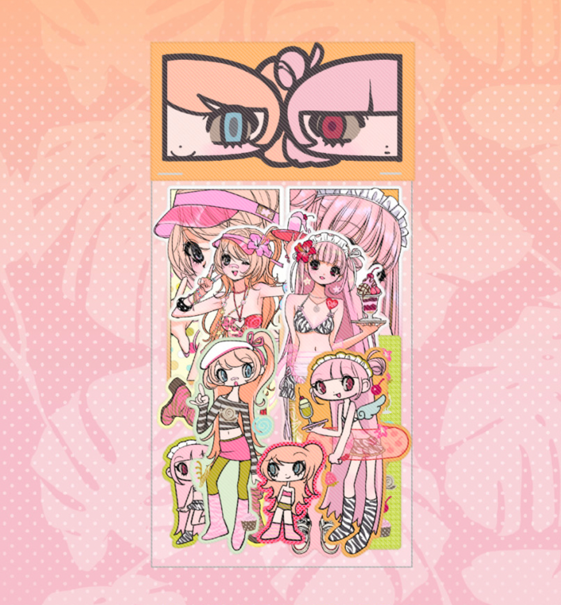 Domi World Summer Summer Sticker Pack