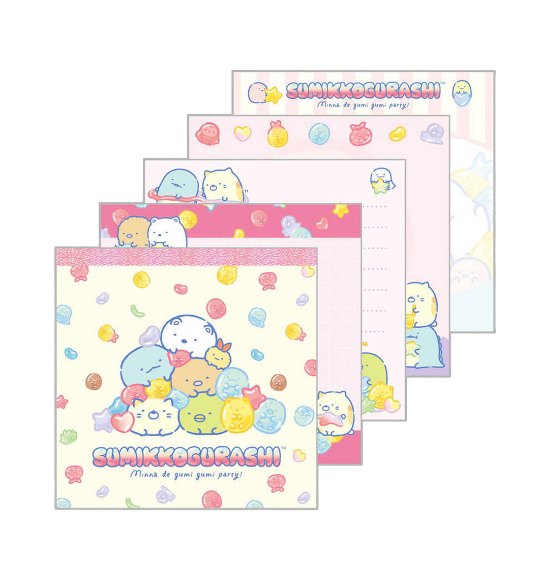 Sumikko Gurashi Gummy Party Memopad
