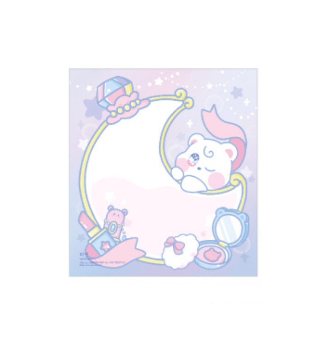 Lovely Bear Memopad [Moonlight Perfume]