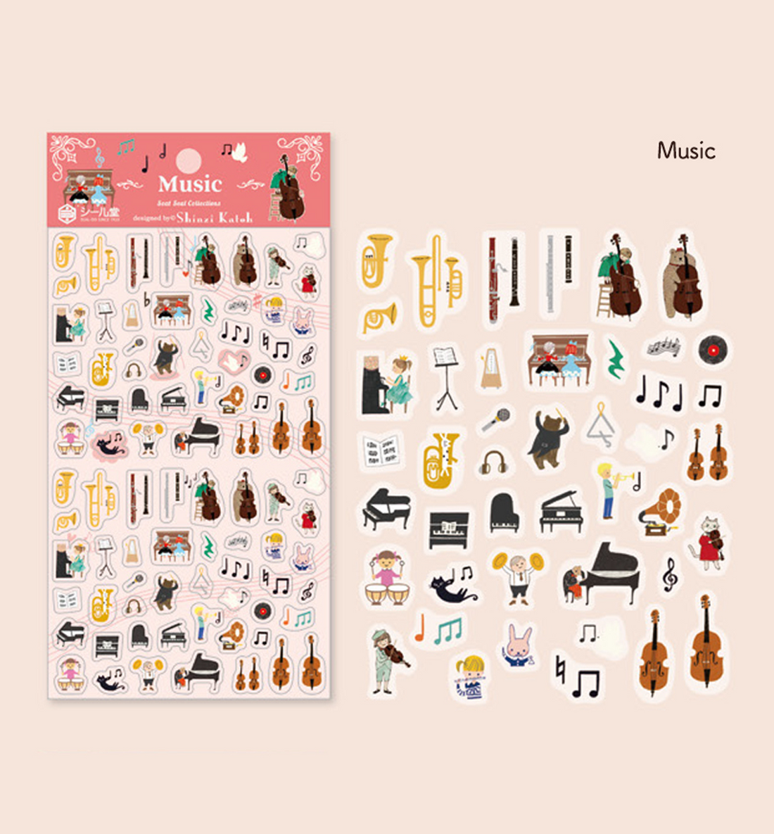 Shinzi Katoh Seal Sticker [Music]