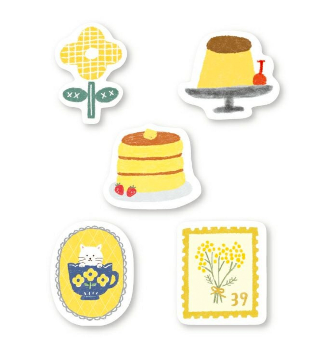 Furukawashiko Flake Sticker [Yellow]