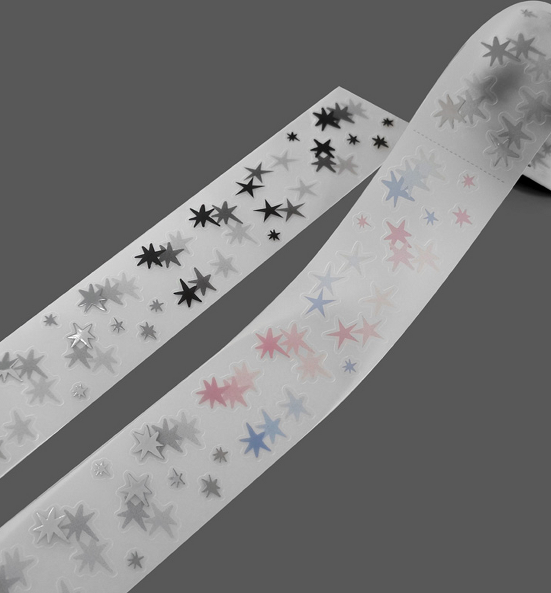 Silver Foil Dreamy Kiss Cut Washi Tape