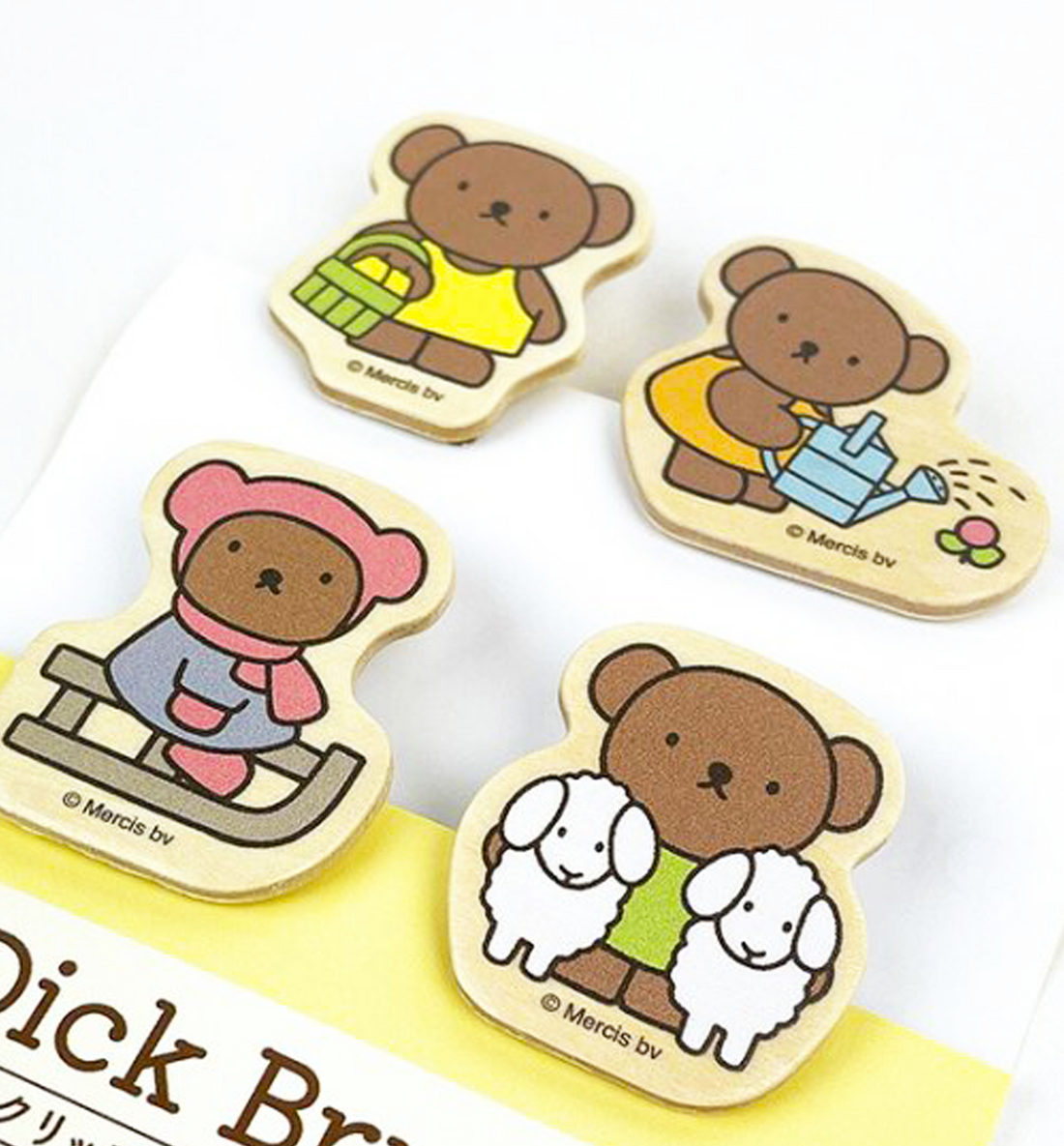 Miffy Paper Clip Set Of 4 [Boris]