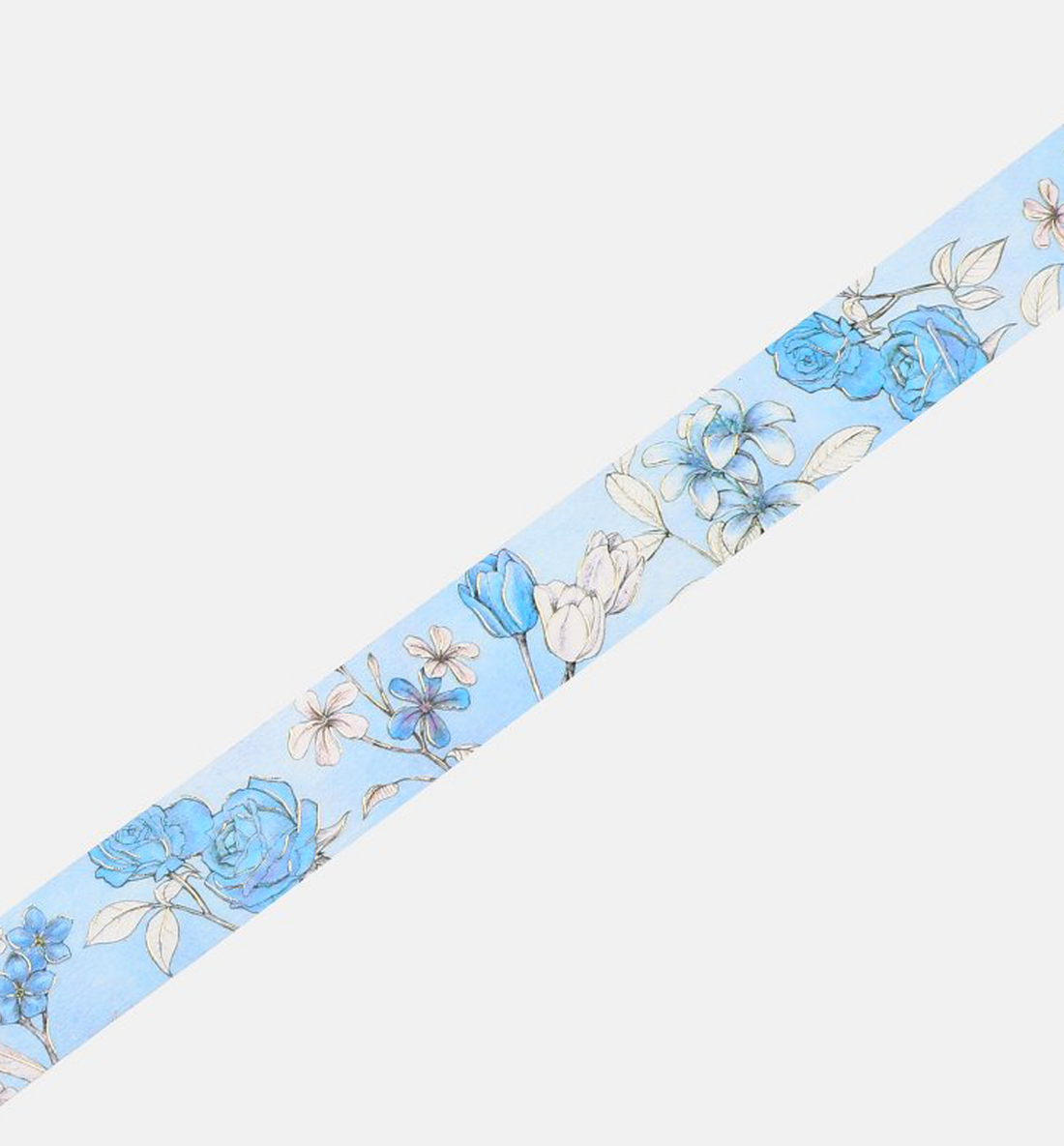 Margin Blue Washi Tape [Foil Stamping]
