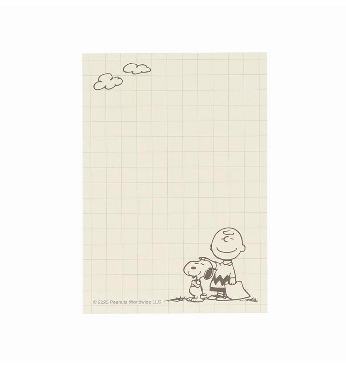 [JAPAN] Peanuts Snoopy Mini Memopad [Cream]