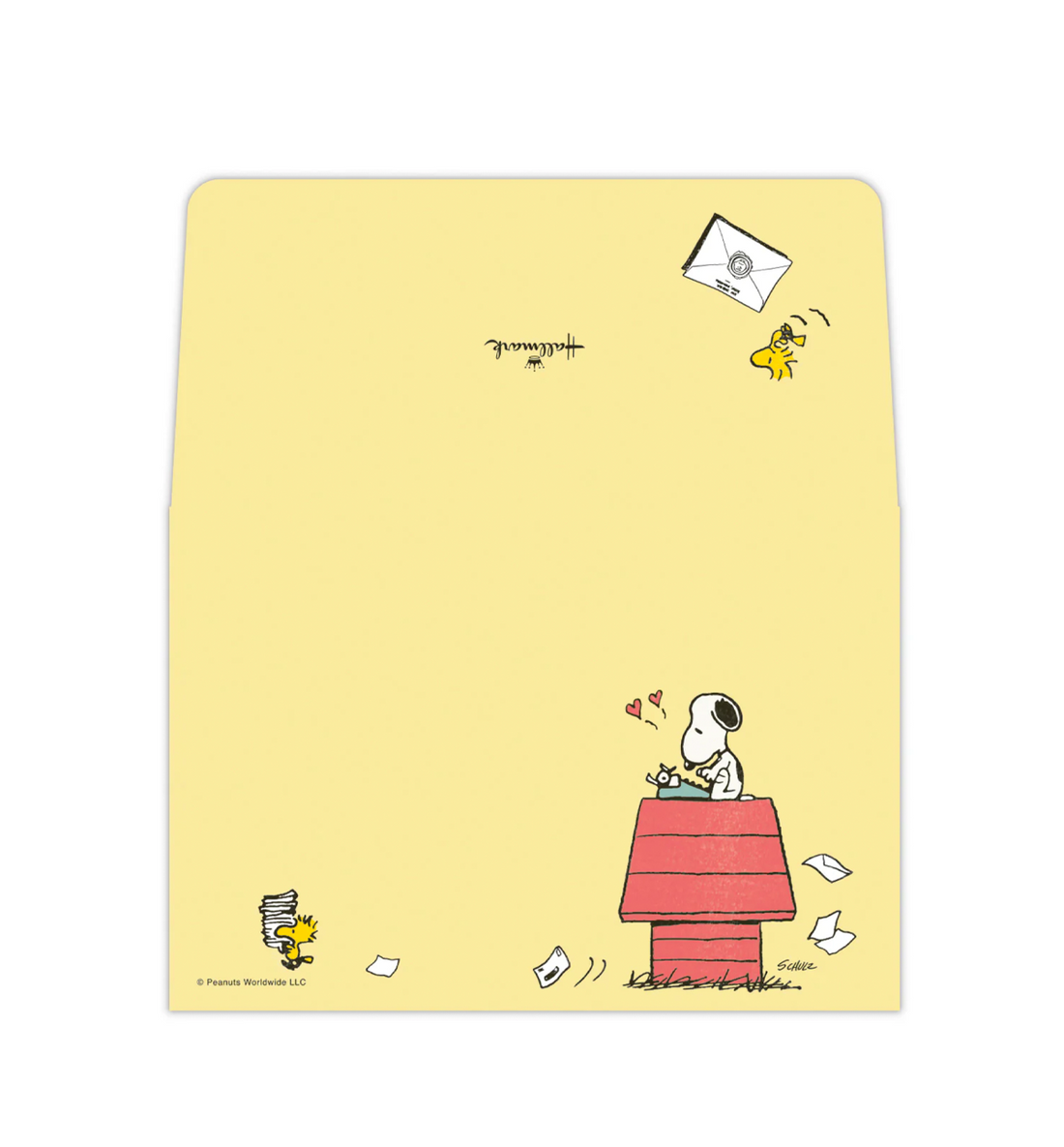 [JAPAN]Peanuts Snoopy 5 Designs Envelopes Set [Through The Years]