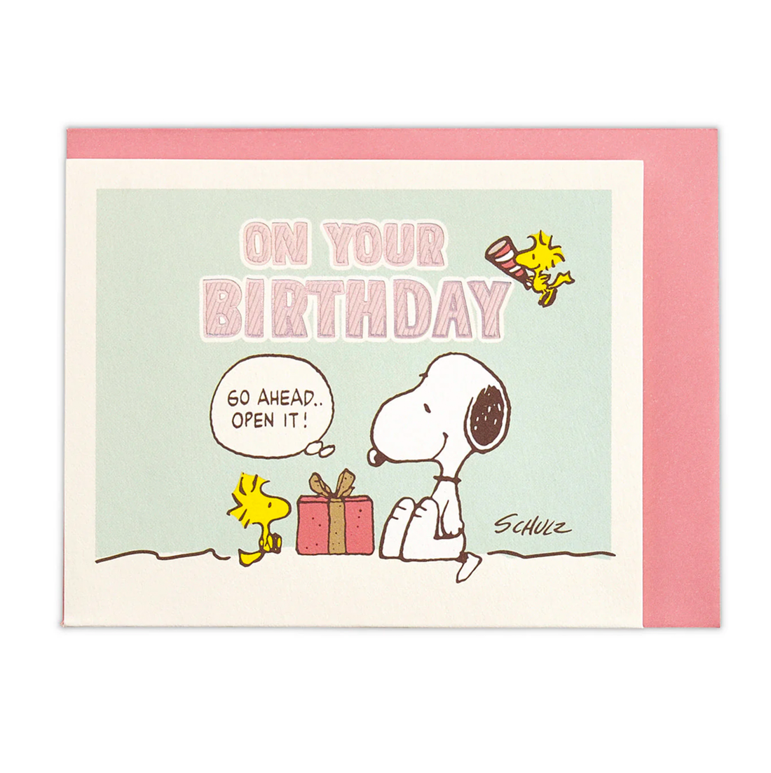 [JAPAN] Snoopy Small 3D Card [On Your Birthday]