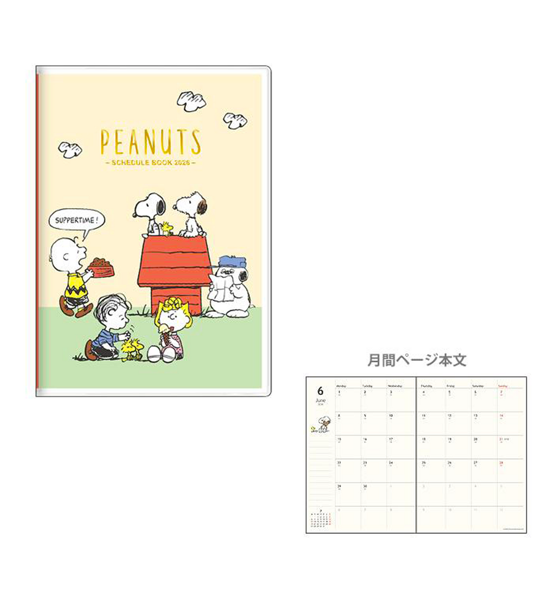 [JAPAN] 2026 Peanuts Snoopy B6 Monthly Planner [Friends]
