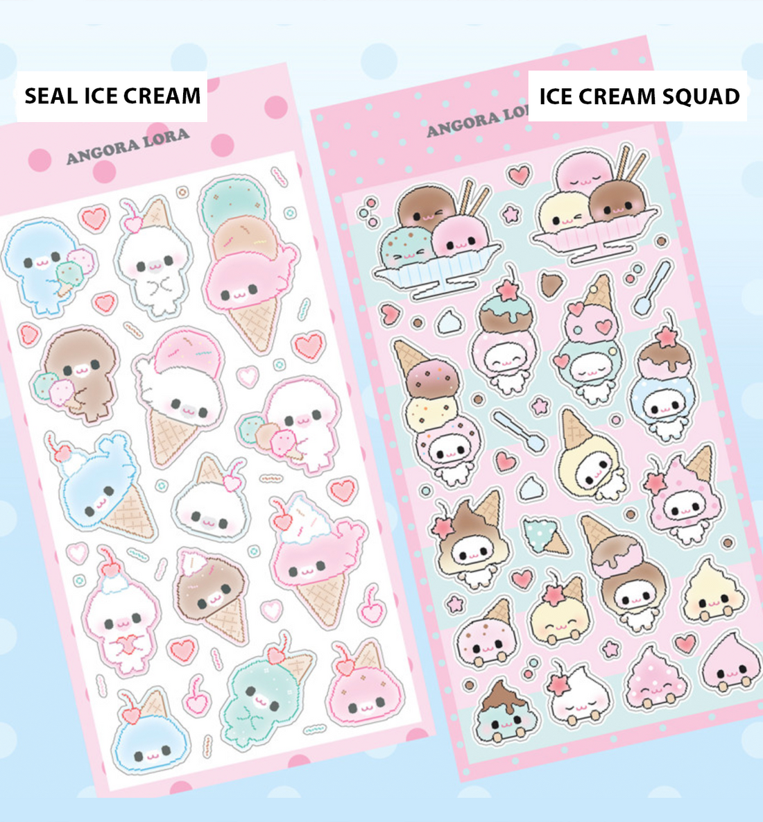 Seal Ice Cream & Ice Cream Squad Seal Sticker
