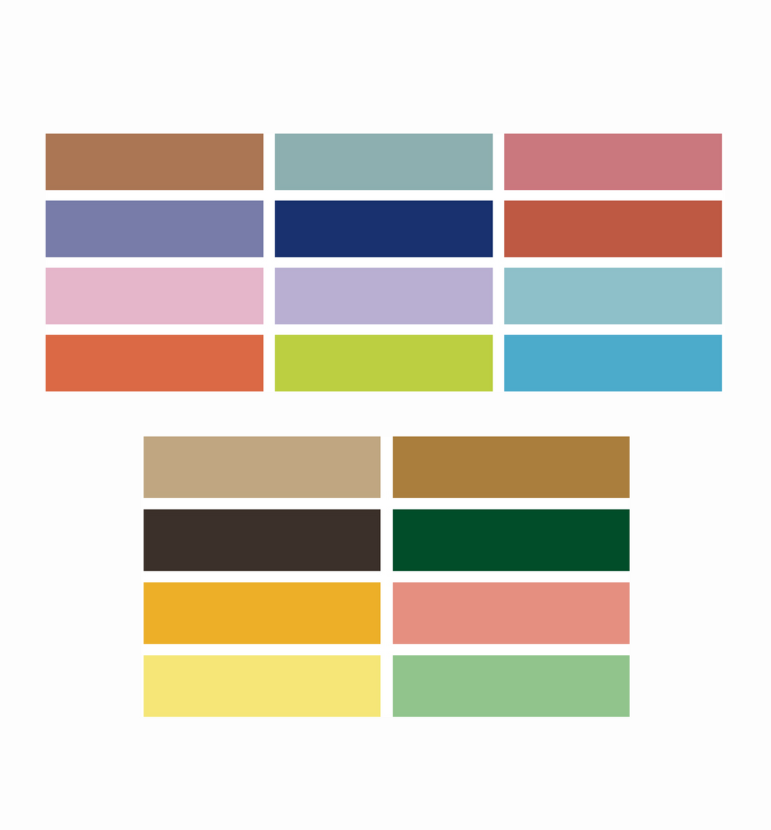 Mt Bright & Dark Color Washi Tape Set Ver. 2 [20 Washi Tapes]