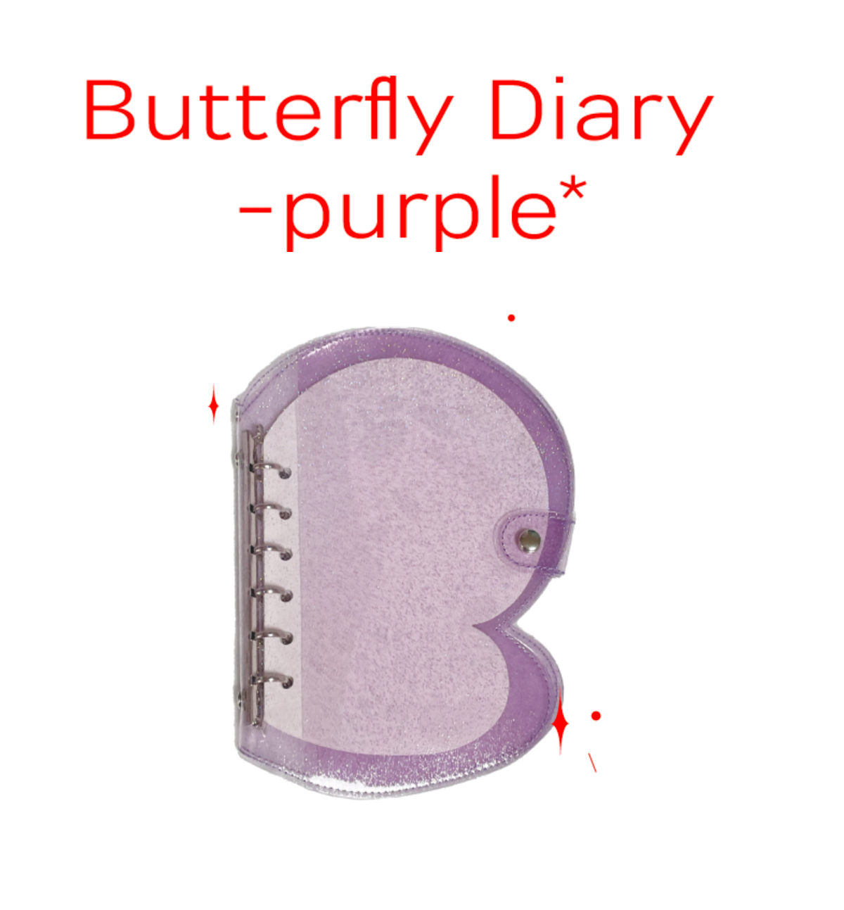 A7 Butterfly Binder + Refills [Purple]