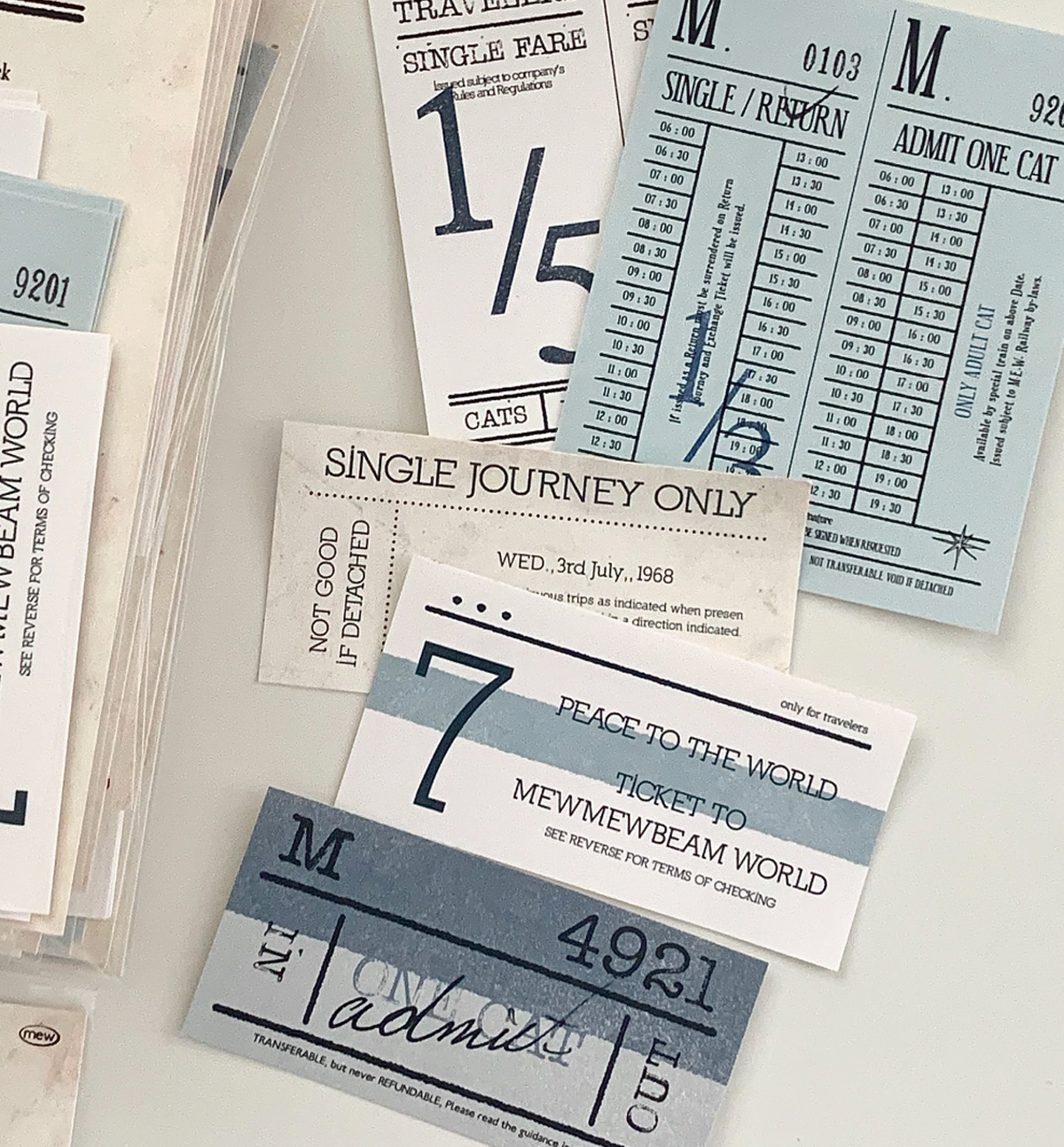 Ticket Machine Sticker Vintage Ticket Sticker Pack Ver. 2