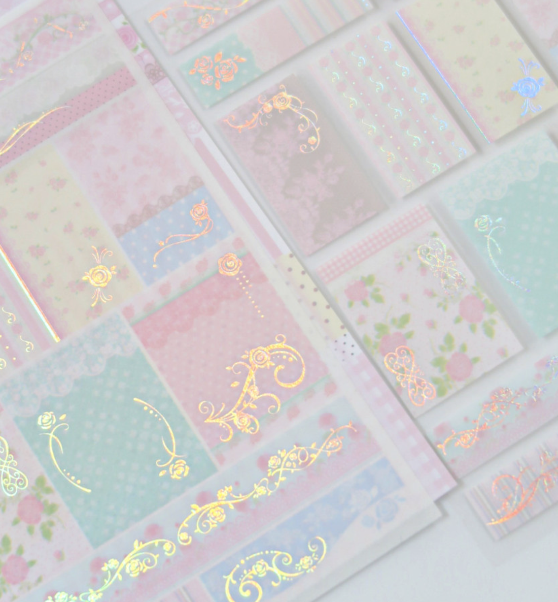 Antique Rose Pattern Sticker