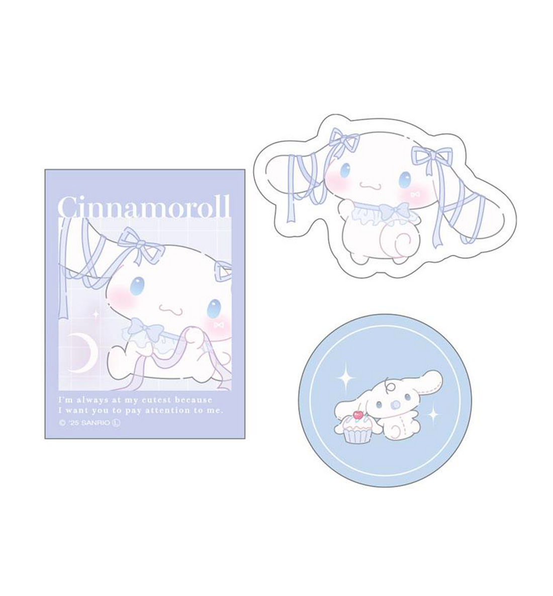 [JAPAN] Sanrio Ballet Core Clear Matte Sticker Set [Cinnamoroll]