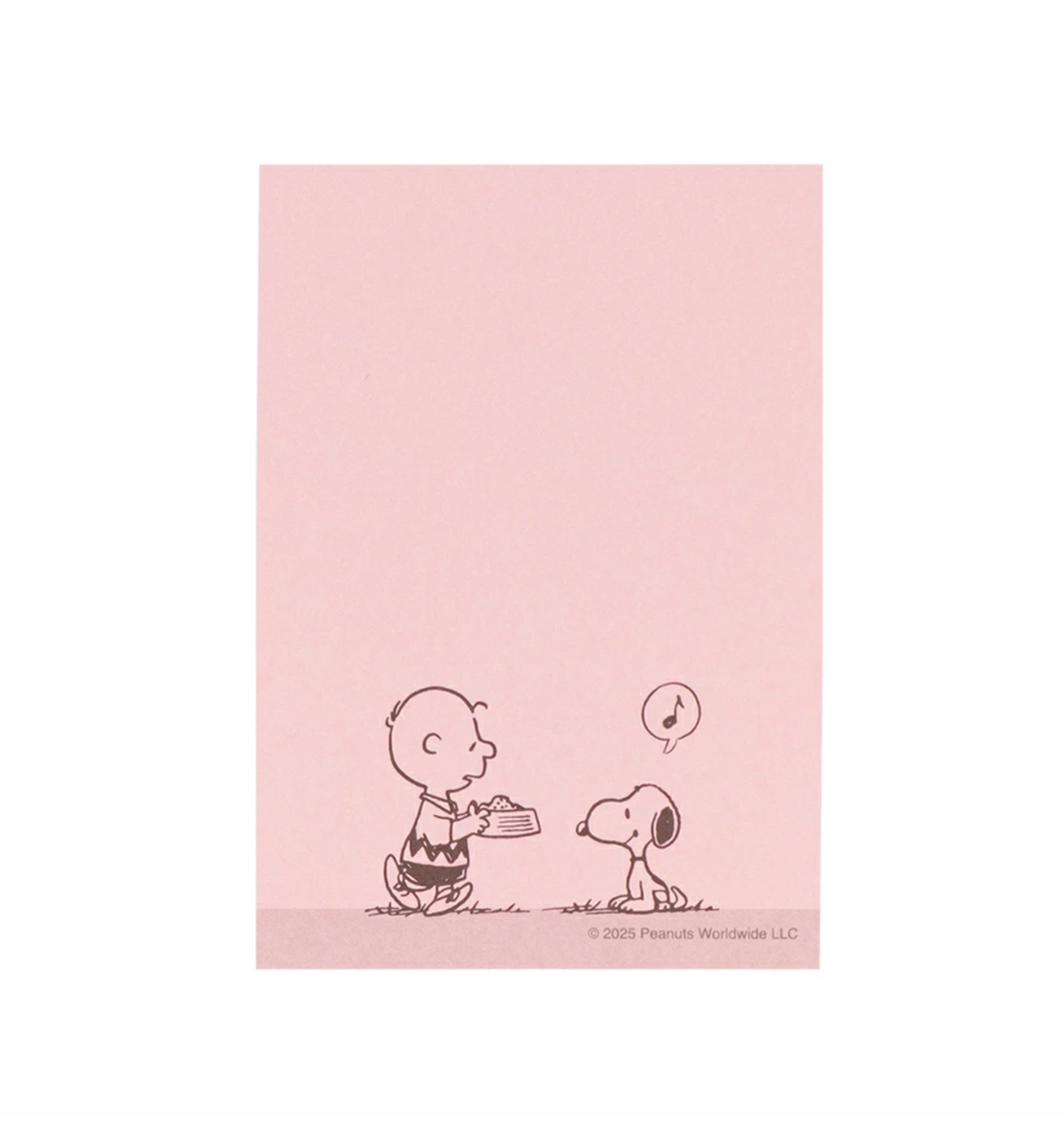 [JAPAN] Peanuts Snoopy Mini Memopad [Pink]