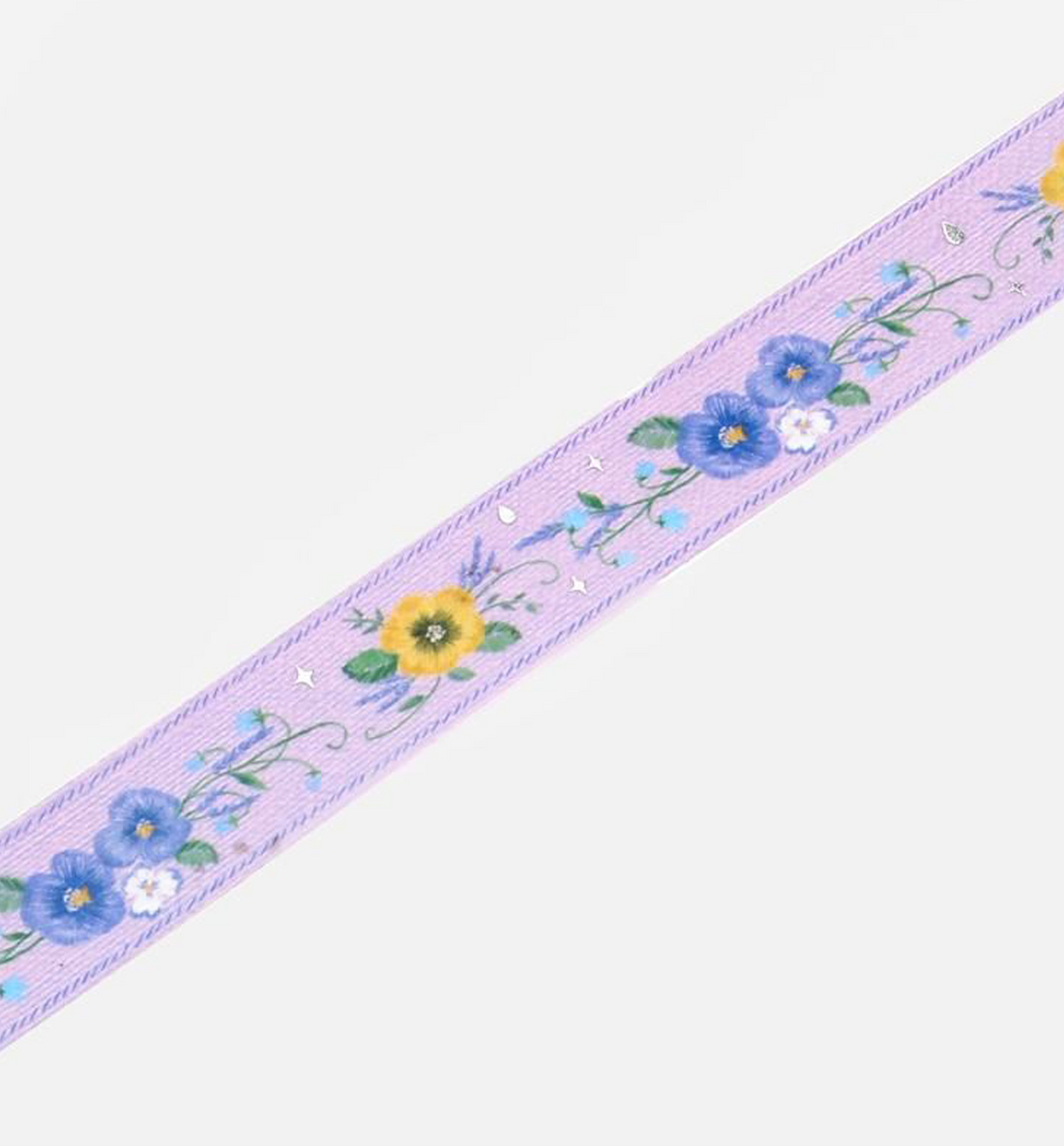 Special Embroidered Ribbon Washi Tape [Violet]