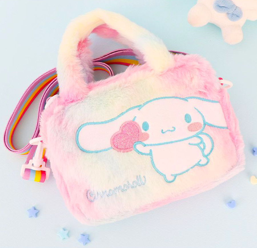 Sanrio Rainbow Fur Hand Cross [Cinnamoroll]