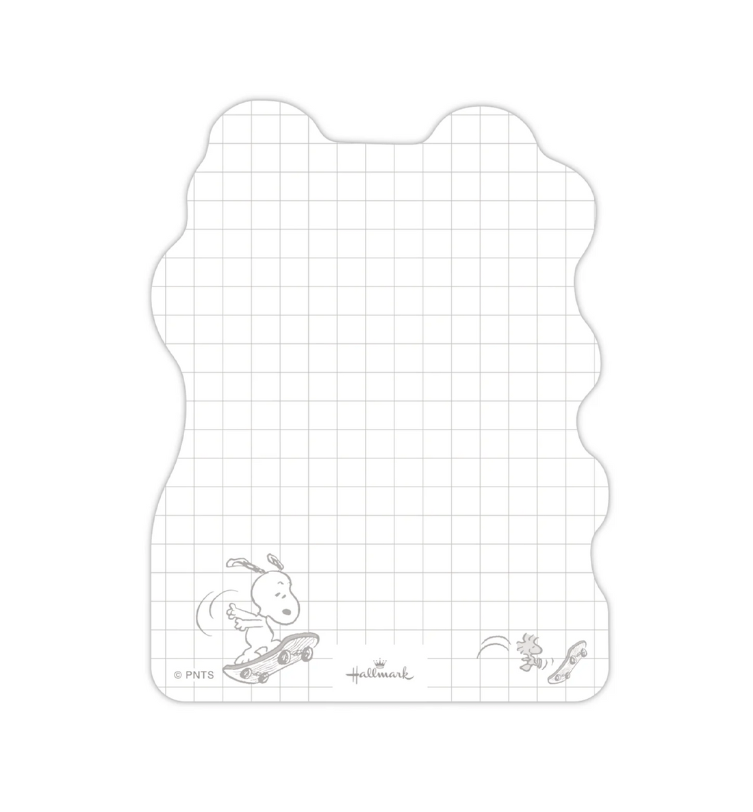 [JAPAN] Peanuts Snoopy Let's Have A Happy Journey Memopad [Skateboard]