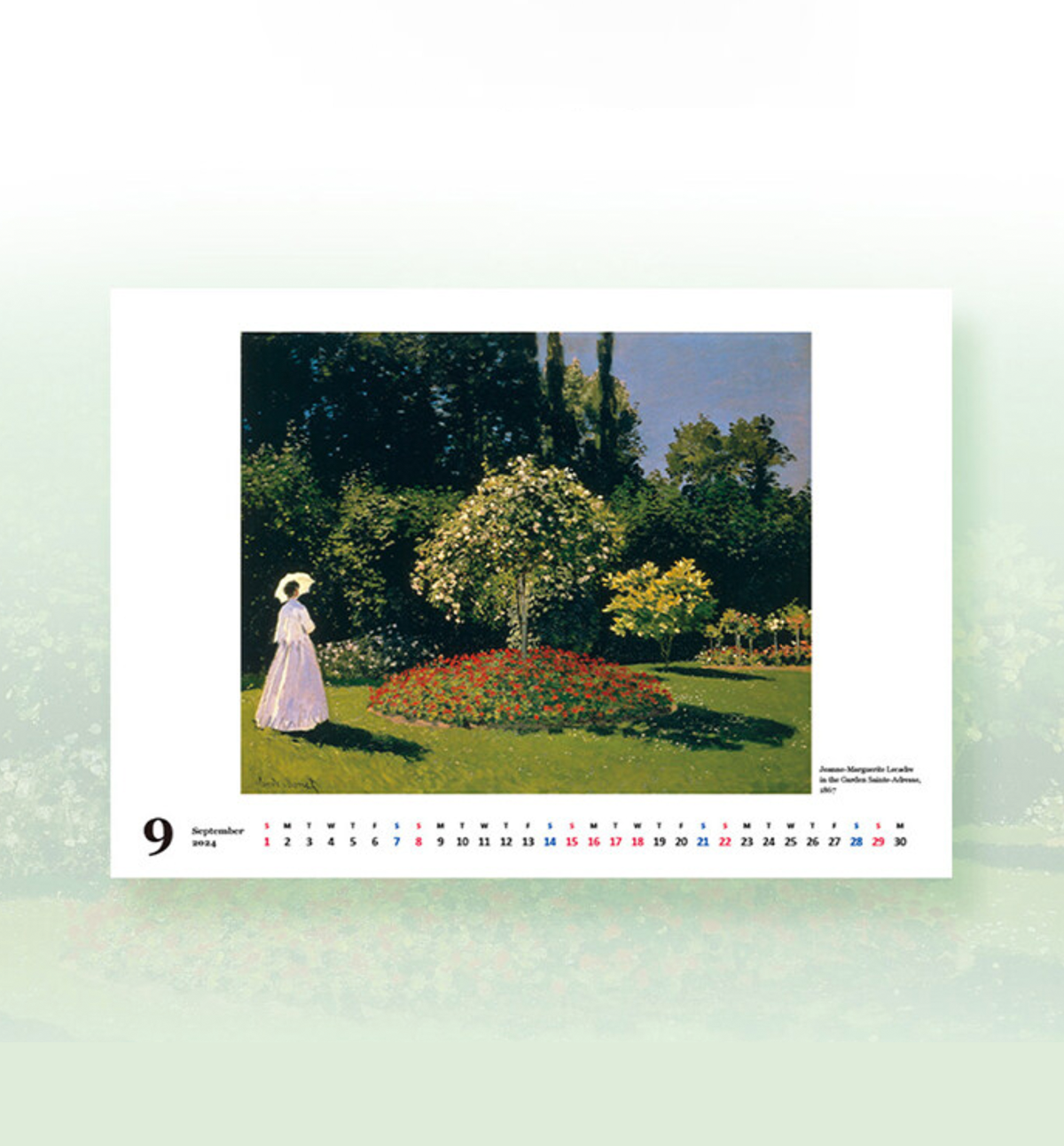 2024 Art Desk Calendar [Claude Monet]