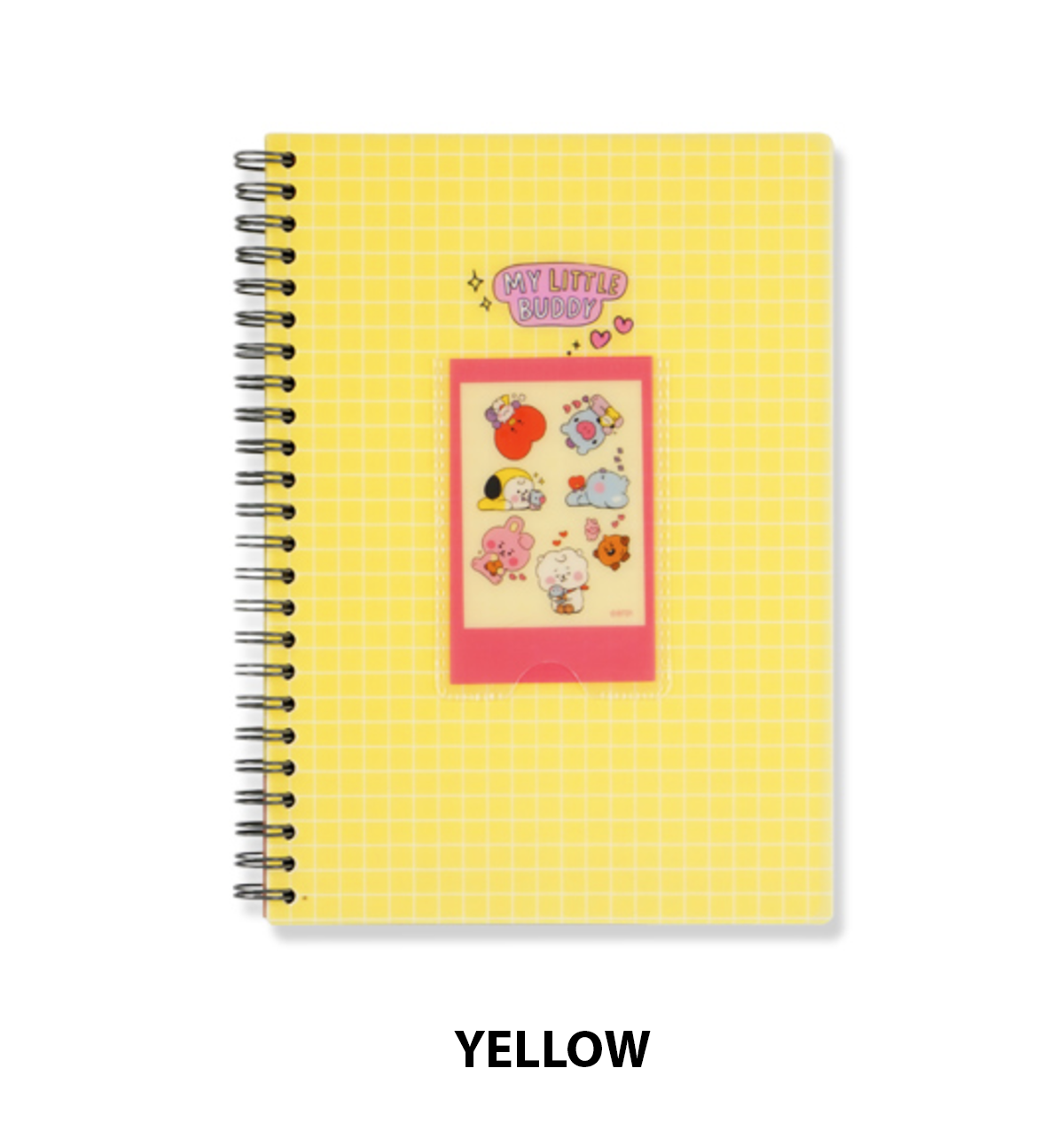 BT21 Spring Line Notebook With Front Pocket [My Little Buddy]