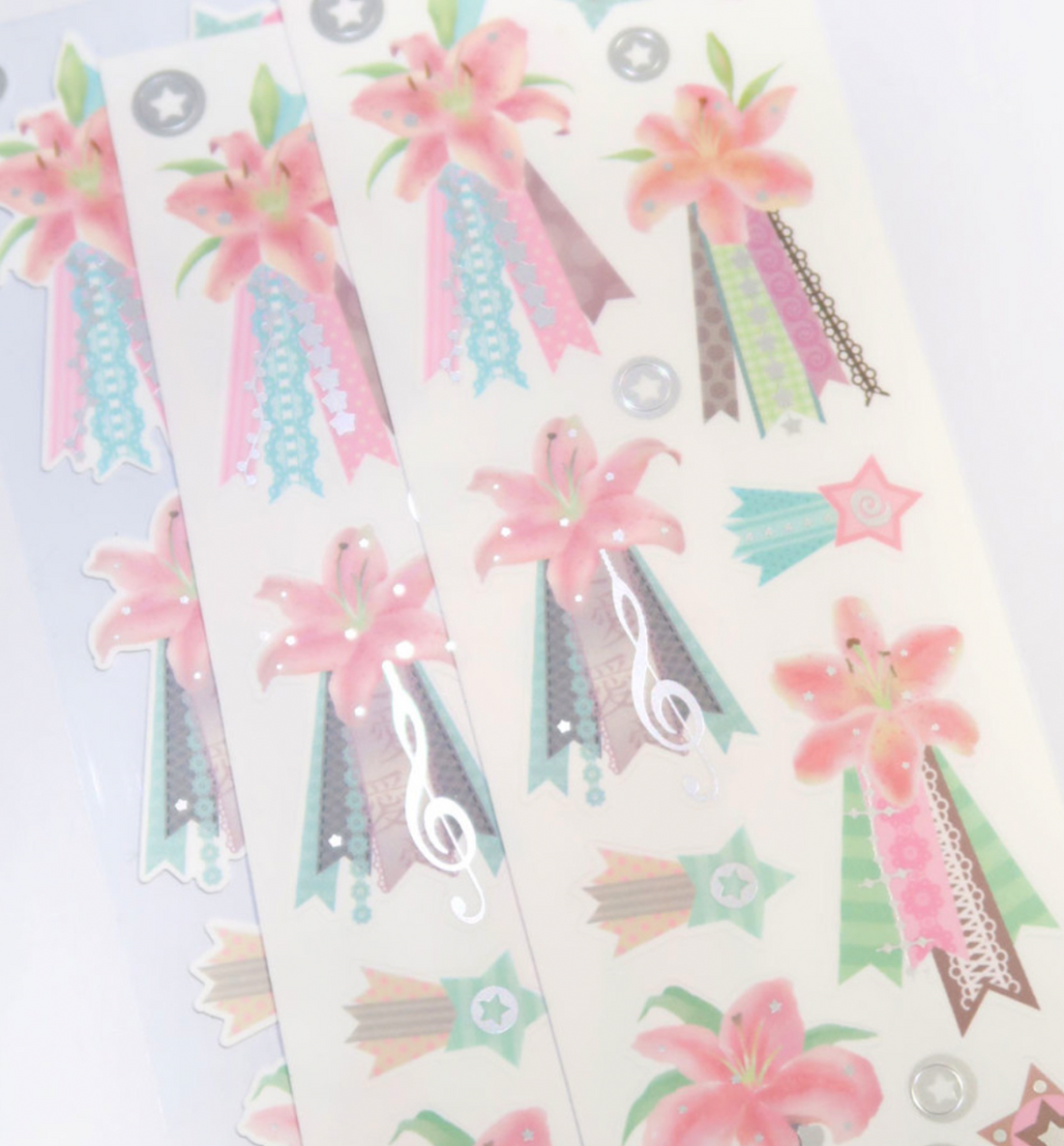 Lily Rosette Seal Sticker