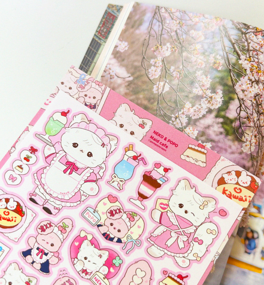 Maid Cafe Seal Sticker