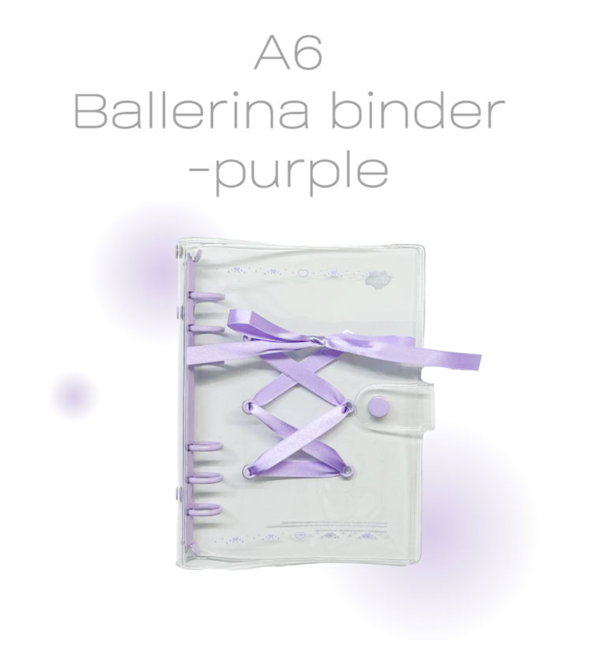 A6 Ballerina Binder [Purple]