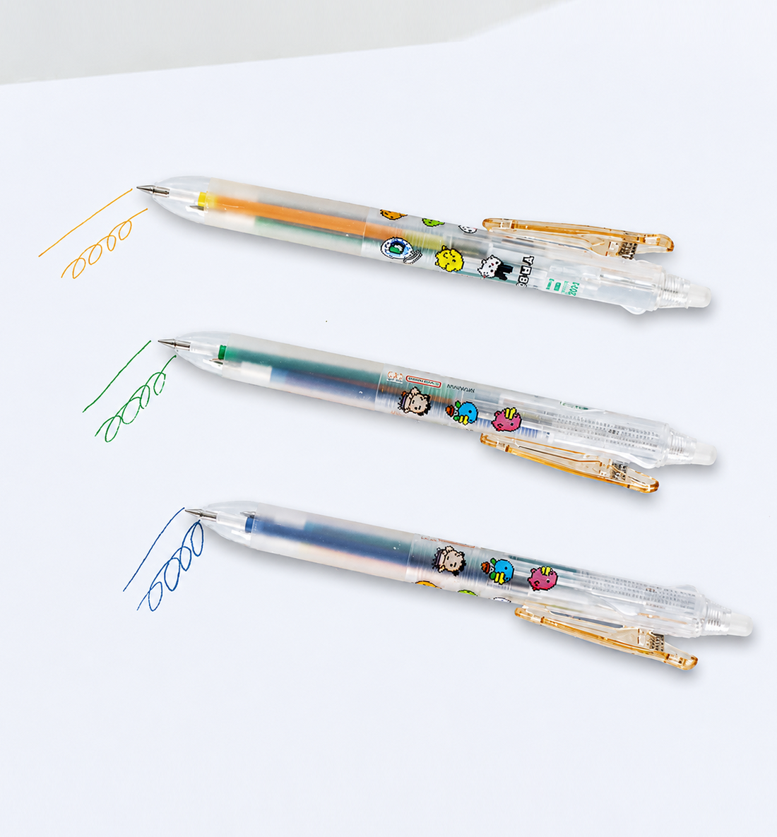 [JAPAN] Tamagotchi FriXion Ball 3 Slim Color Multi Erasable Gel Pen [New Species]