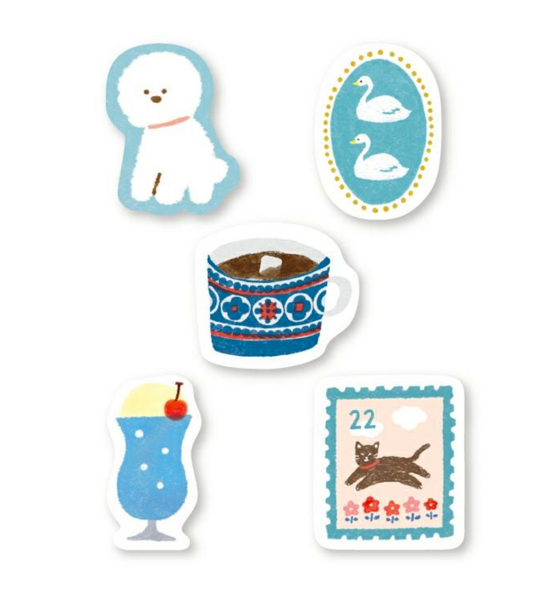 Furukawashiko Flake Sticker [Blue]