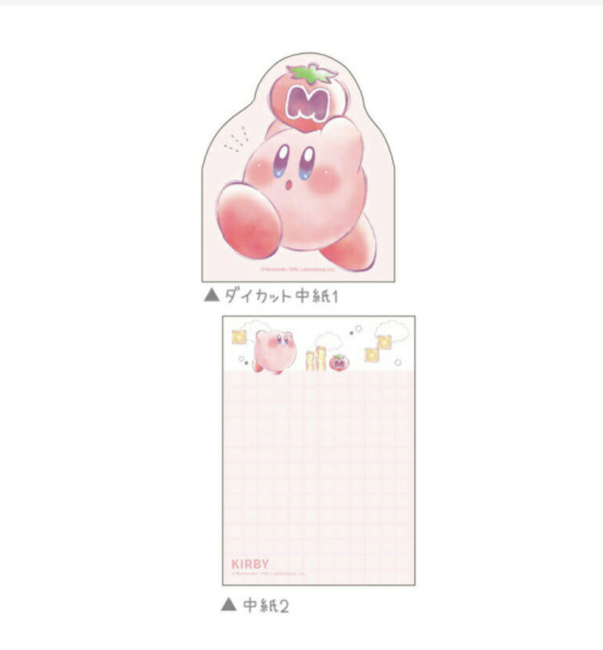 Kirby Die-Cut Mini Memopad [Tomato]