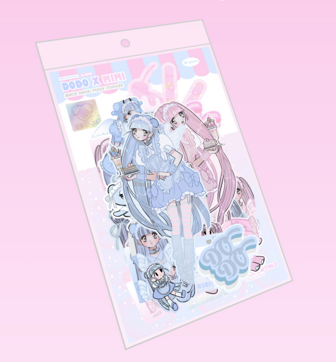 Domi World DoDo & Mimi Pieces Sticker Set