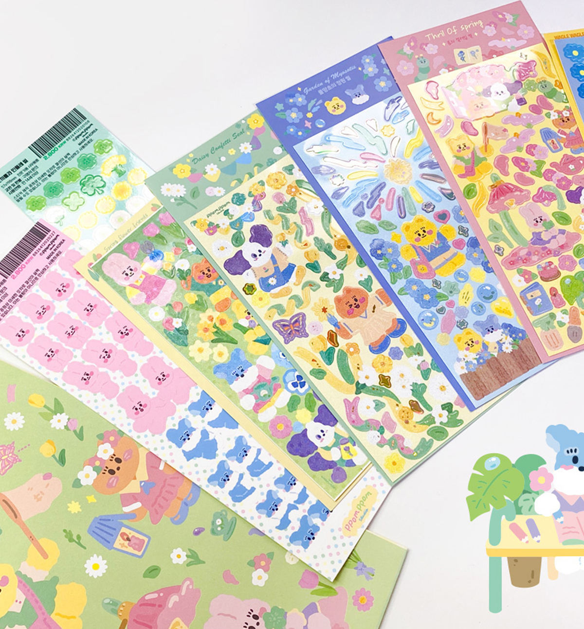 Flower Pack [7 Stickers]