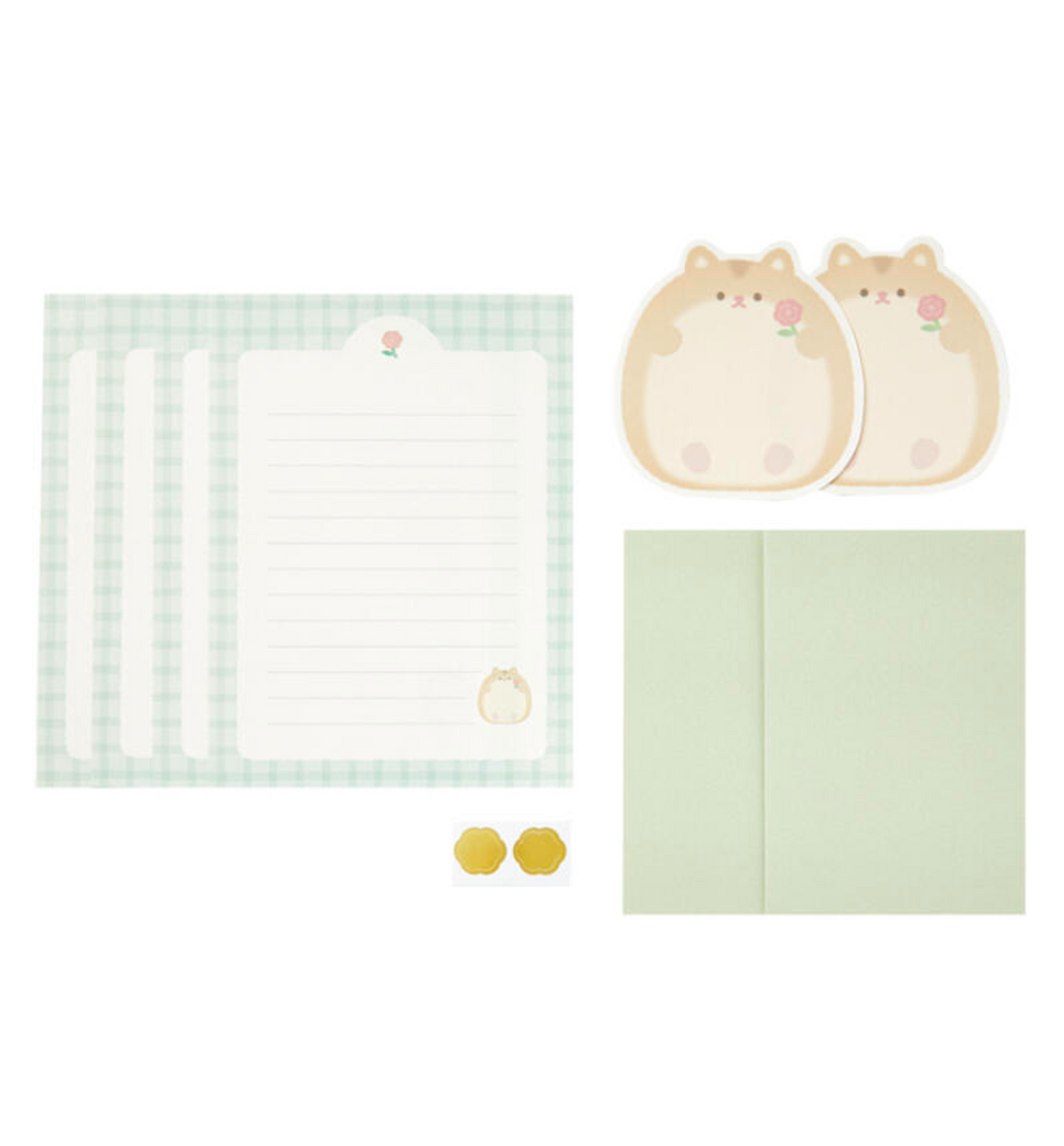 Flower Hamster Letters & Envelopes