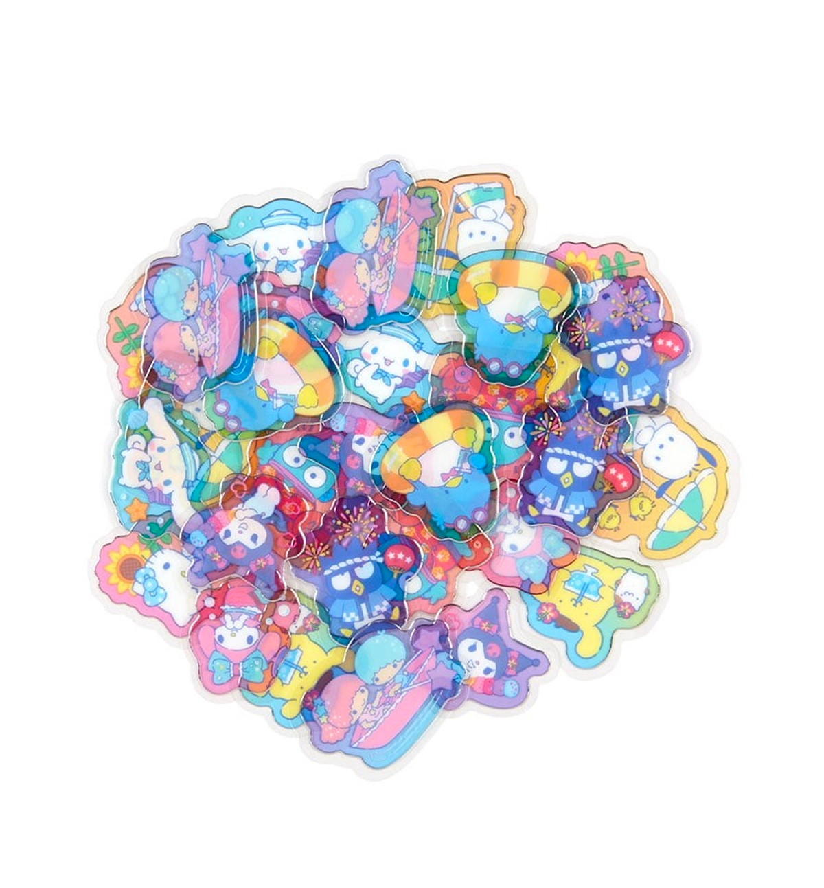 Sanrio Summer Clear Stickers [Characters]